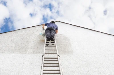 Peinture extérieure à Rocquemont — façades et ravalement